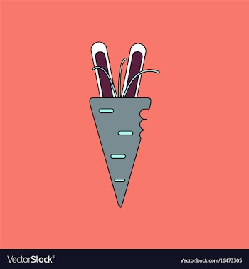 Flat icon design collection turnip plant vector image