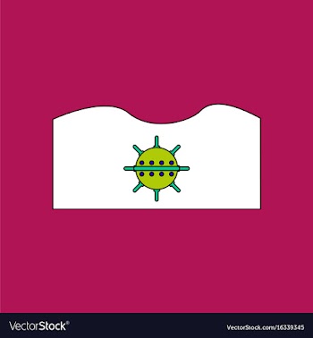 Flat icon design collection underwater naval mine vector image
