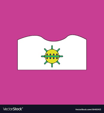 Flat icon design collection underwater naval mine vector image
