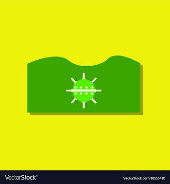Flat icon design collection underwater naval mine vector image