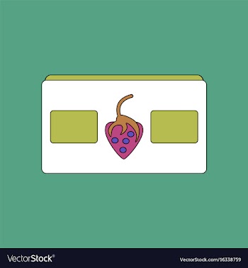 Flat icon design collection videocassette and vector image