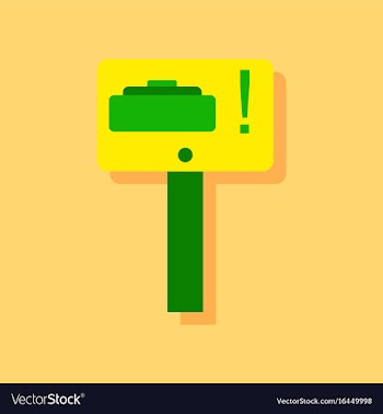 Flat icon design collection warning sign mine in vector image