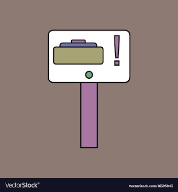 Flat icon design collection warning sign mine vector image