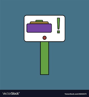 Flat icon design collection warning sign mine vector image