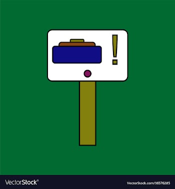 Flat icon design collection warning sign mine vector image