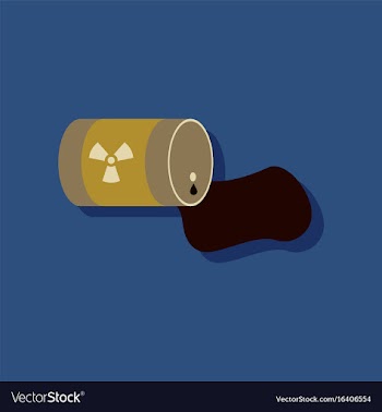 Flat icon design collection waste pollution of vector image