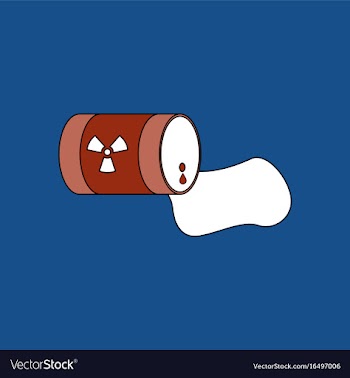 Flat icon design collection waste pollution of vector image