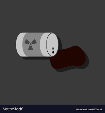 Flat icon design collection waste pollution of vector image
