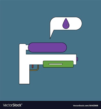 Flat icon design collection water gun vector image