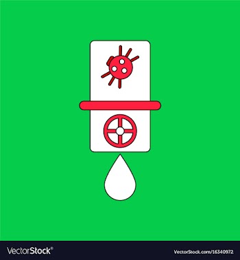 Flat icon design collection water pipe and a vector image