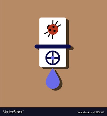 Flat icon design collection water pipe and a vector image