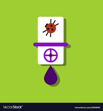 Flat icon design collection water pipe and a vector image