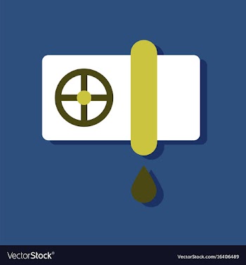 Flat icon design collection water pipe and drop vector image