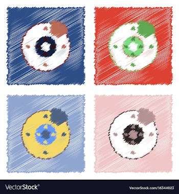 Flat icon design collection wheel and brake in vector image