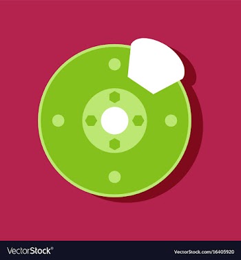 Flat icon design collection wheel and brake in vector image