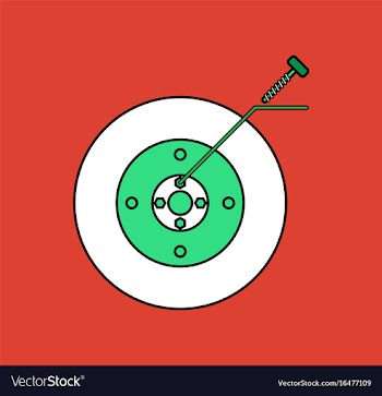 Flat icon design collection wheel and screw vector image