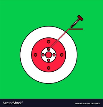 Flat icon design collection wheel and screw vector image