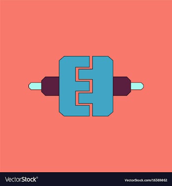 Flat icon design collection wheel gears vector image