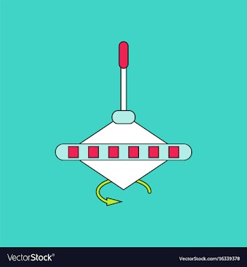 Flat icon design collection whirligig movement vector image