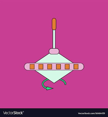 Flat icon design collection whirligig movement vector image