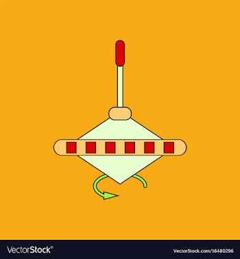 Flat icon design collection whirligig movement vector image