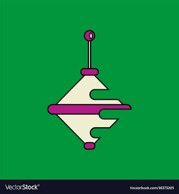 Flat icon design collection whirligig silhouette vector image