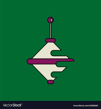 Flat icon design collection whirligig silhouette vector image