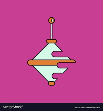 Flat icon design collection whirligig silhouette vector image