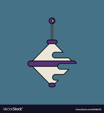 Flat icon design collection whirligig silhouette vector image