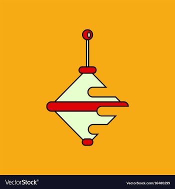 Flat icon design collection whirligig silhouette vector image