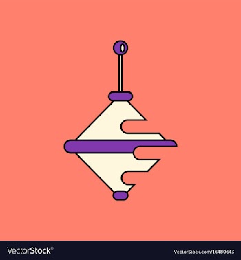 Flat icon design collection whirligig silhouette vector image