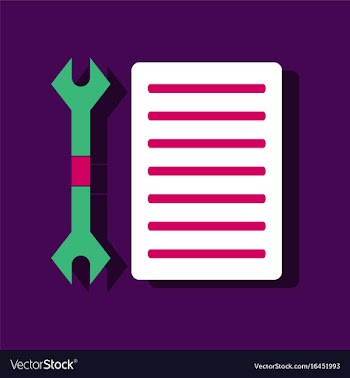 Flat icon design collection wrench and grille in vector image