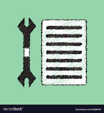 Flat icon design collection wrench and grille in vector image