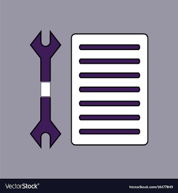 Flat icon design collection wrench and grille vector image