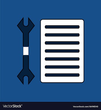 Flat icon design collection wrench and grille vector image
