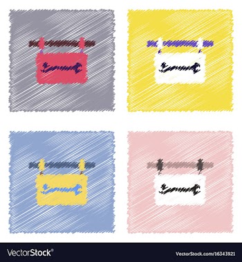 Flat icon design collection wrench sign in vector image