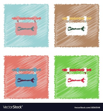 Flat icon design collection wrench sign in vector image