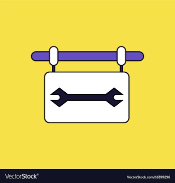 Flat icon design collection wrench sign vector image