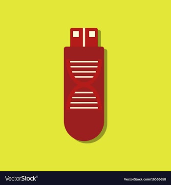 Flat icon design dna memory in sticker style vector image