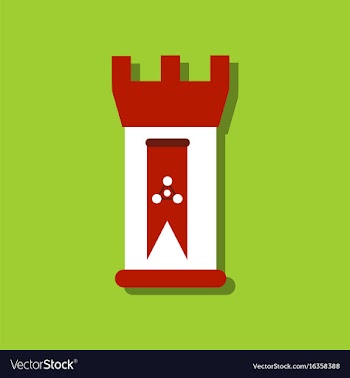 Flat icon design energy university in sticker vector image