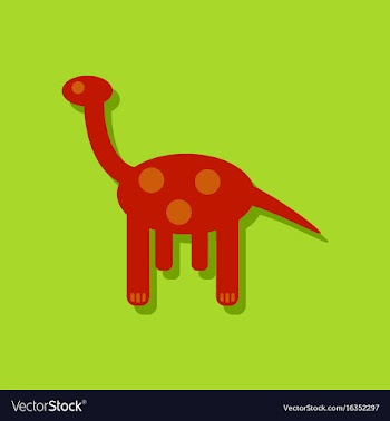 Flat icon design giraffe toy in sticker style vector image