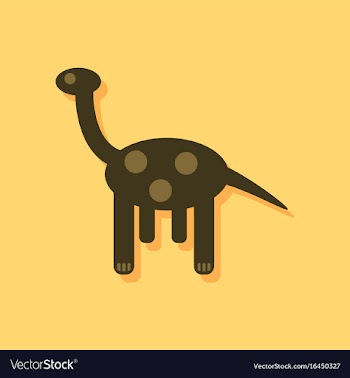 Flat icon design giraffe toy in sticker style vector image