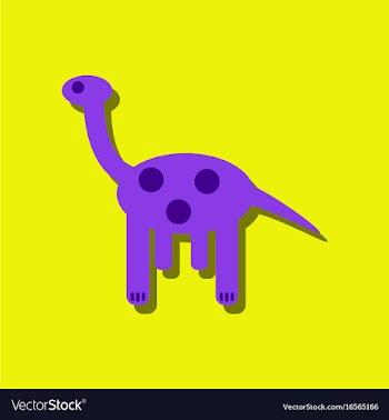 Flat icon design giraffe toy in sticker style vector image