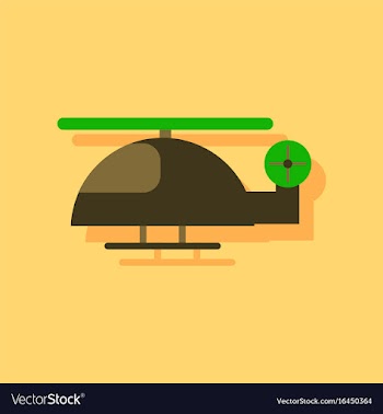 Flat icon design helicopter toy flying in sticker vector image