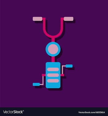 Flat icon design kids bicycle in sticker style vector image