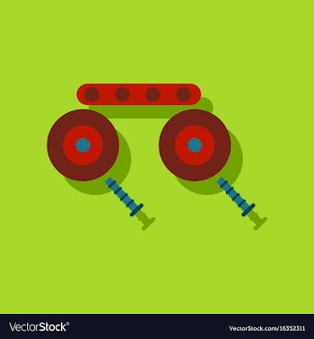 Flat icon design kids metal constructor in vector image