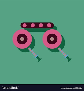 Flat icon design kids metal constructor in vector image