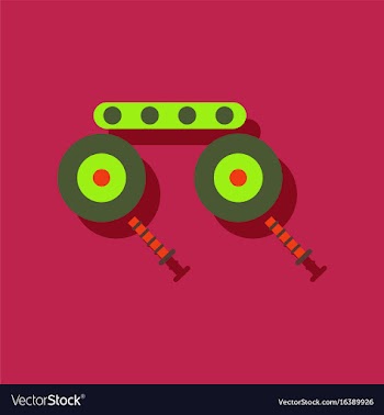 Flat icon design kids metal constructor in vector image