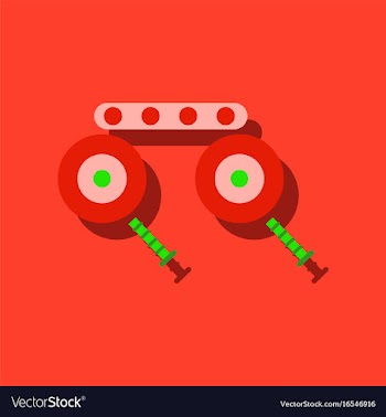 Flat icon design kids metal constructor in vector image