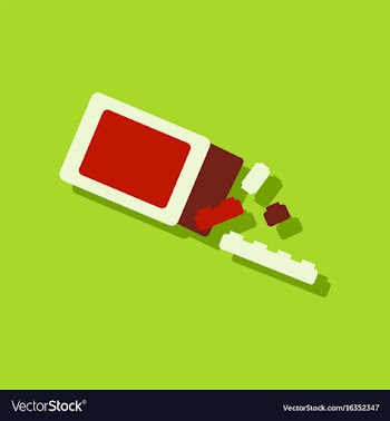 Flat icon design kids toy constructor in sticker vector image